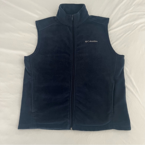 Men’s Columbia Steens Mountain™ Fleece Vest | Collegiate Navy | Large - Picture 4 of 14
